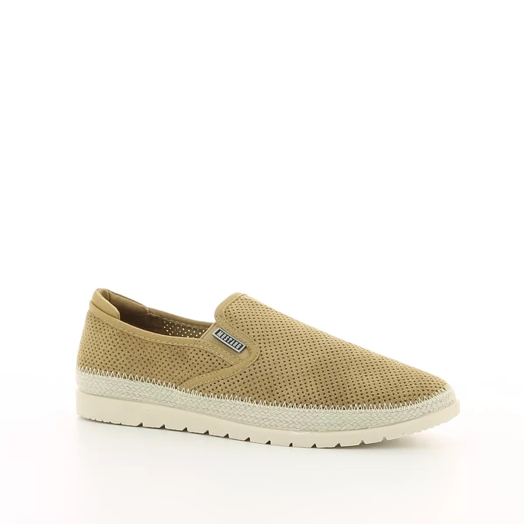 Image (1) de la chaussures Mustang - Baskets Beige en Cuir nubuck