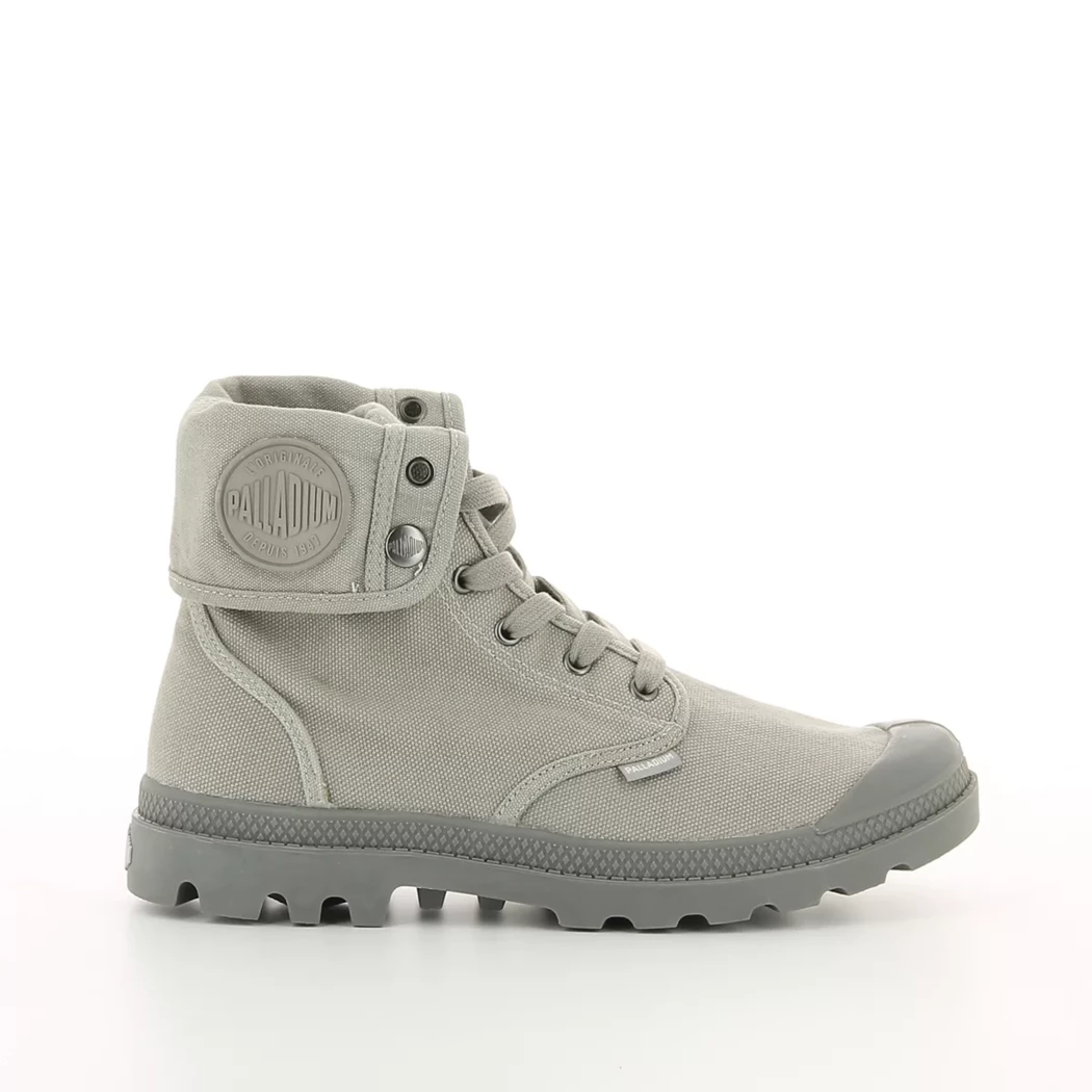 Image (2) de la chaussures Palladium - Bottines Gris en Textile