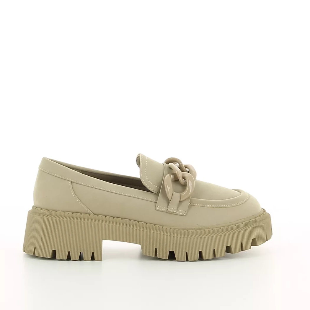 Image (2) de la chaussures Bull Boxer - Mocassins Beige en Cuir nubuck