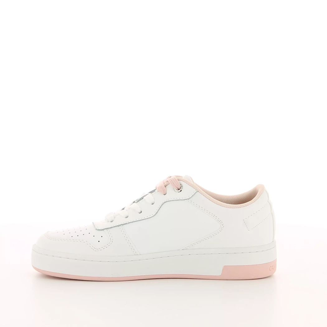 Image (4) de la chaussures Calvin Klein - Baskets Blanc en Cuir