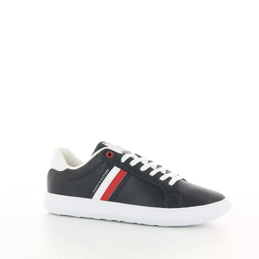 Image (1) de la chaussures Tommy Hilfiger - Baskets Bleu en Cuir