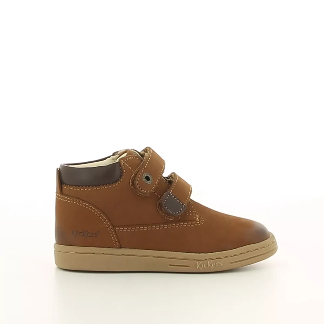 Image (2) de la chaussures Kickers - Bottines Marron en Cuir nubuck