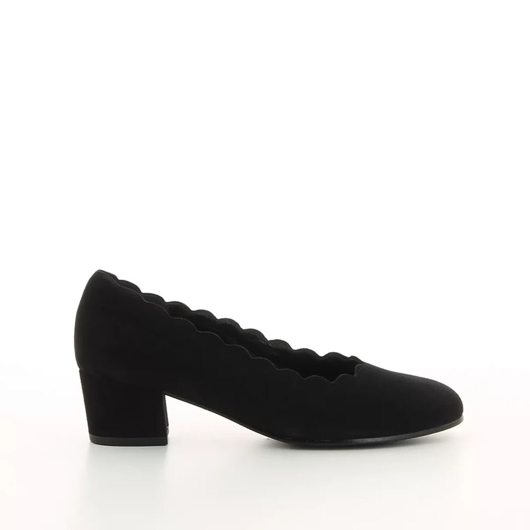 Image (2) de la chaussures Gabor - Escarpins Noir en Cuir nubuck