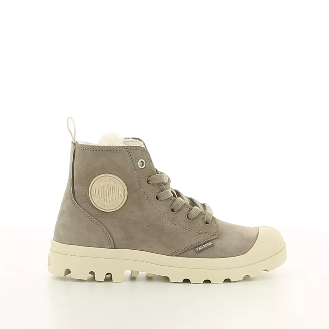 Image (2) de la chaussures Palladium - Bottines Taupe en Cuir nubuck