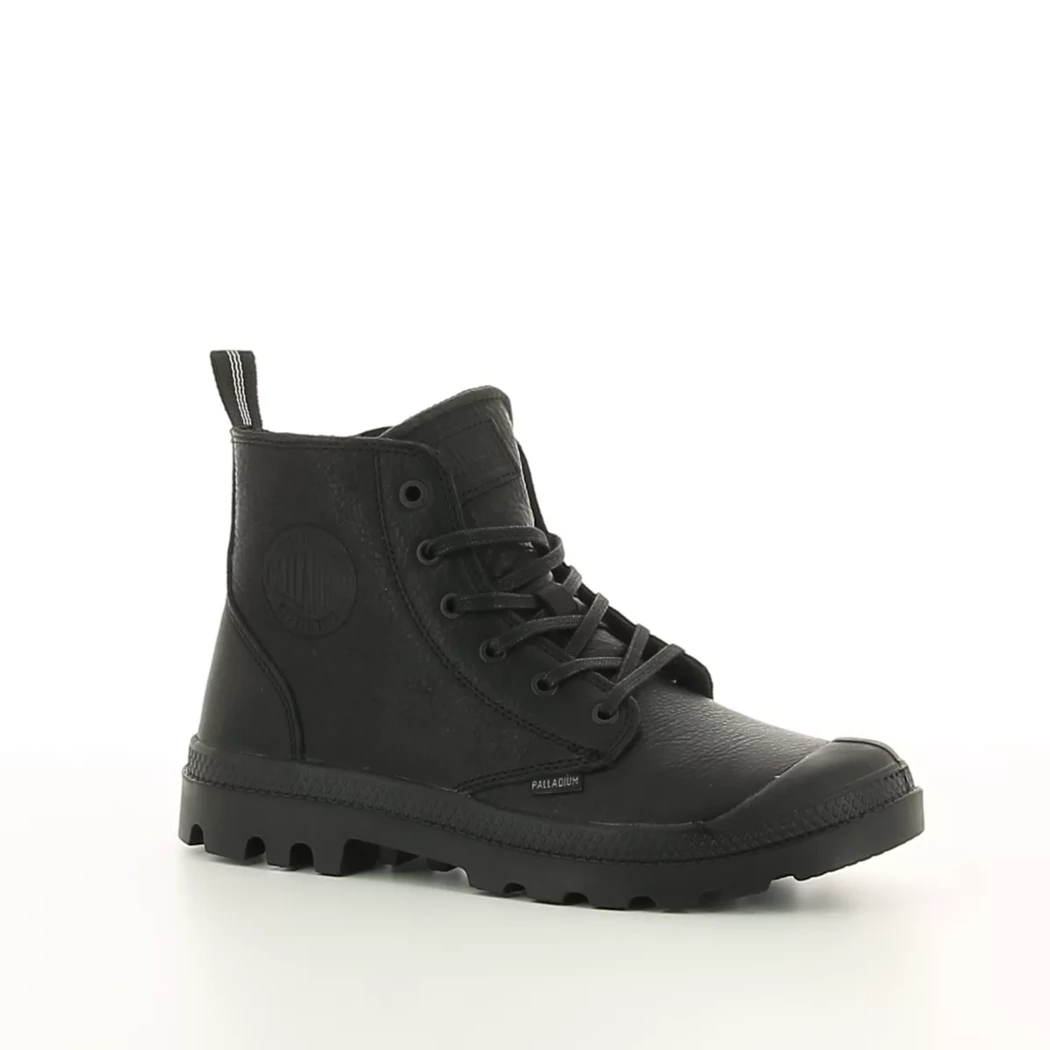 Image (1) de la chaussures Palladium - Bottines Noir en Cuir