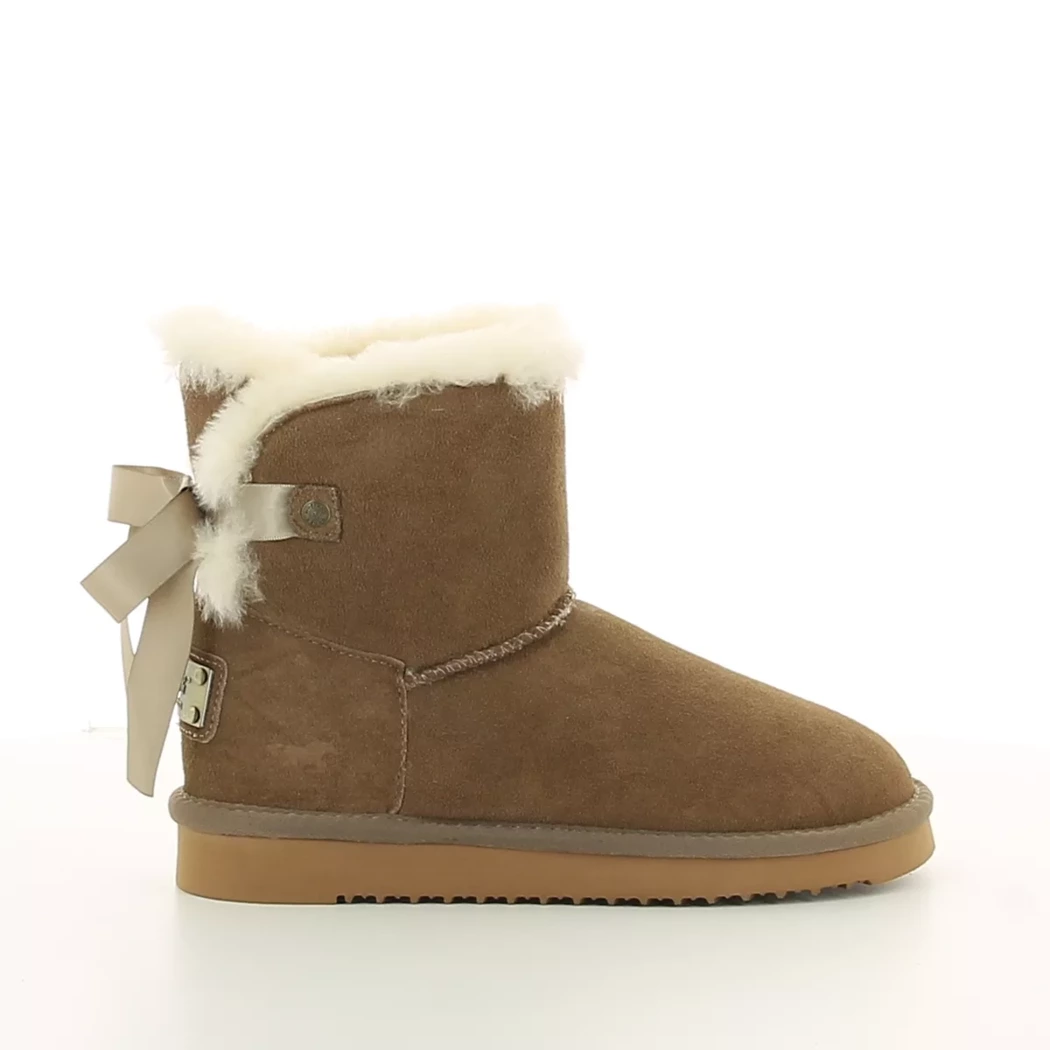 Image (2) de la chaussures Mustang - Boots Taupe en Cuir nubuck