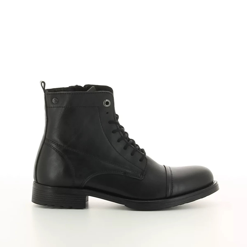 Image (2) de la chaussures Jack & Jones - Bottines Noir en Cuir