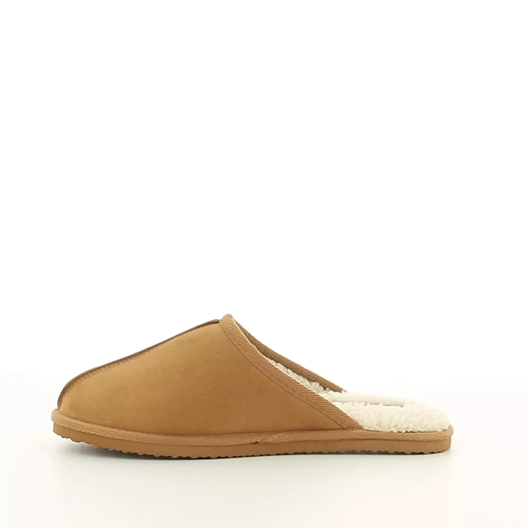 Image (4) de la chaussures Jack & Jones - Pantoufles et Chaussons Cuir naturel / Cognac en Cuir nubuck