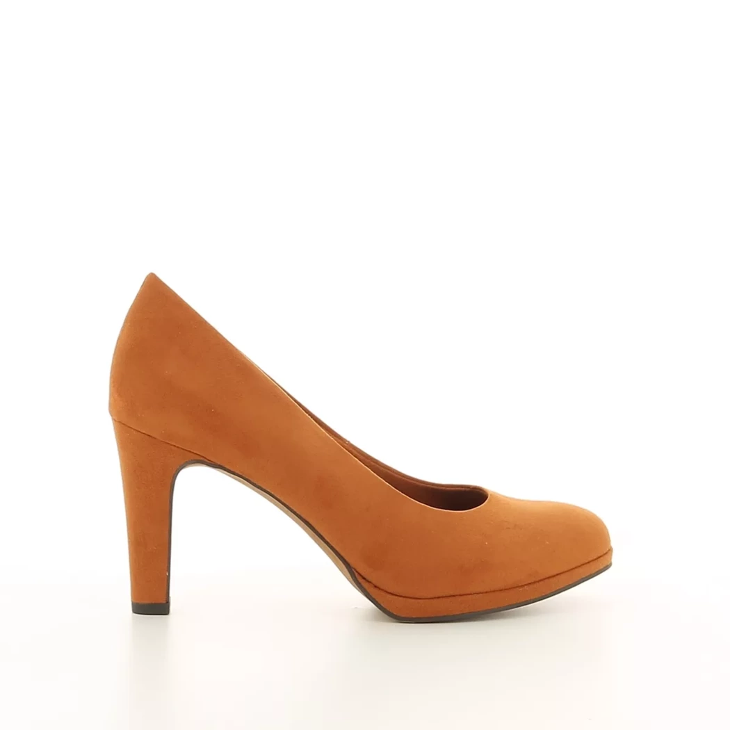 Image (2) de la chaussures Marco Tozzi - Escarpins Orange en Cuir synthétique