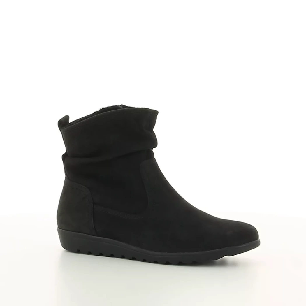 Image (1) de la chaussures Sens - Boots Noir en Cuir nubuck