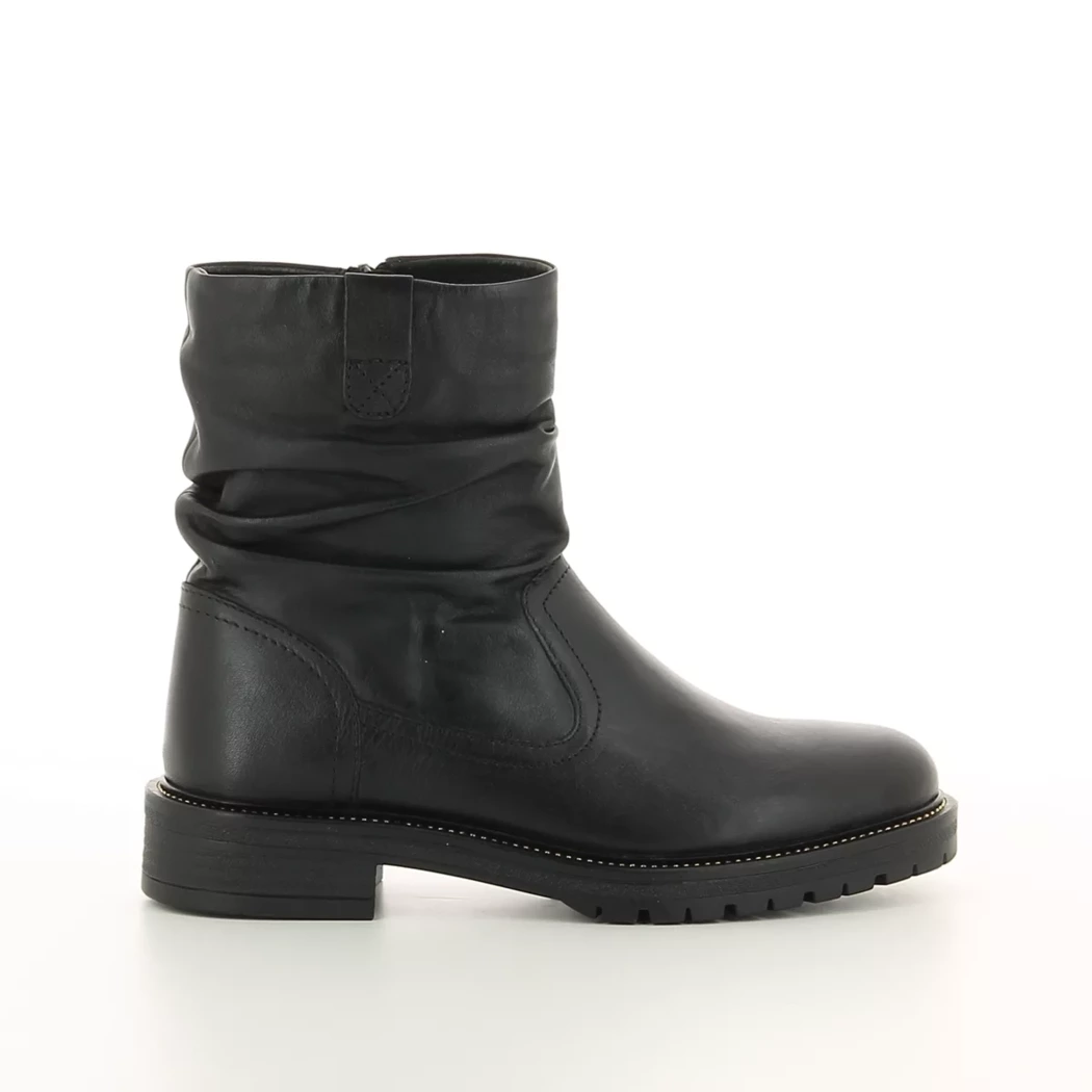 Image (2) de la chaussures Poelman - Boots Noir en Cuir