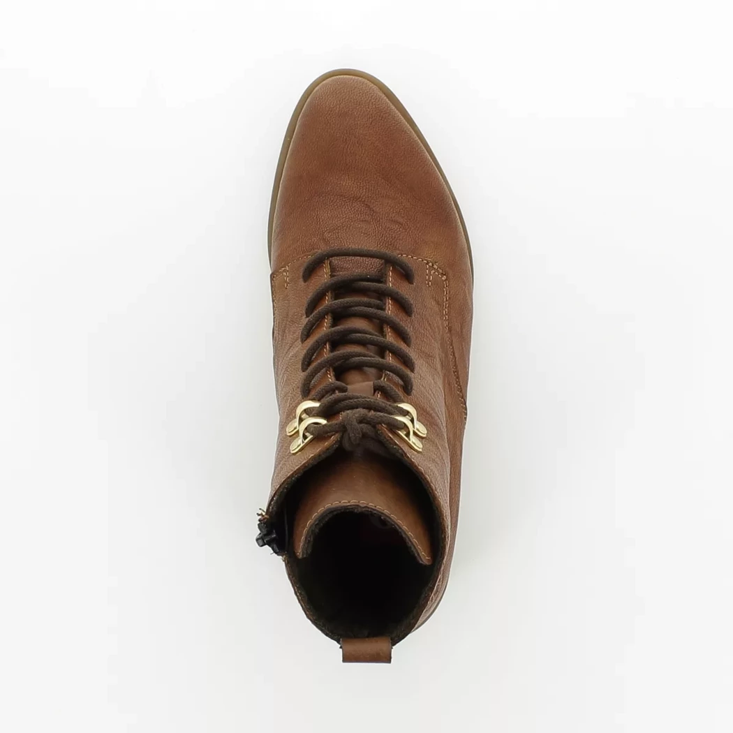 Image (6) de la chaussures Rieker - Bottines Cuir naturel / Cognac en Cuir