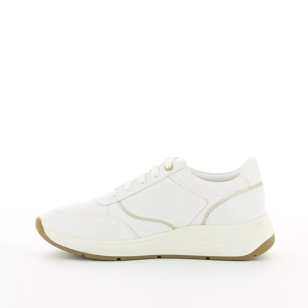 Image (4) de la chaussures Geox - Baskets Blanc en Cuir