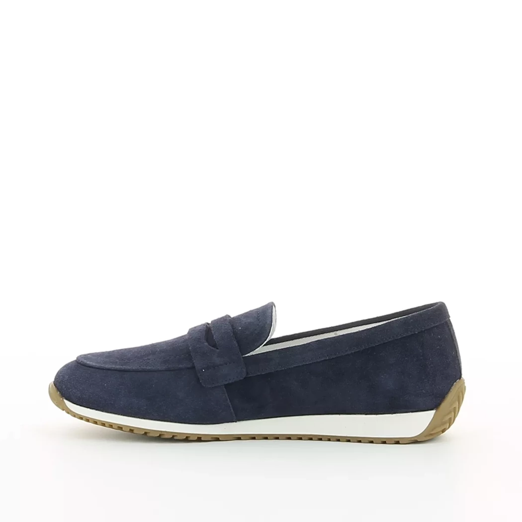 Image (4) de la chaussures Geox - Mocassins Bleu en Cuir nubuck