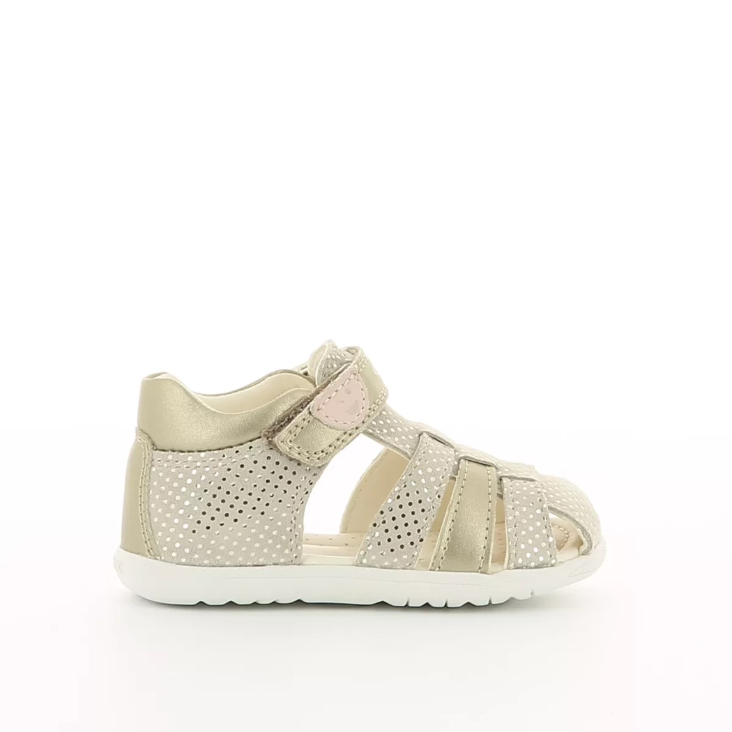 Image (2) de la chaussures Geox - Sandales et Nu-Pieds Beige en Cuir nubuck