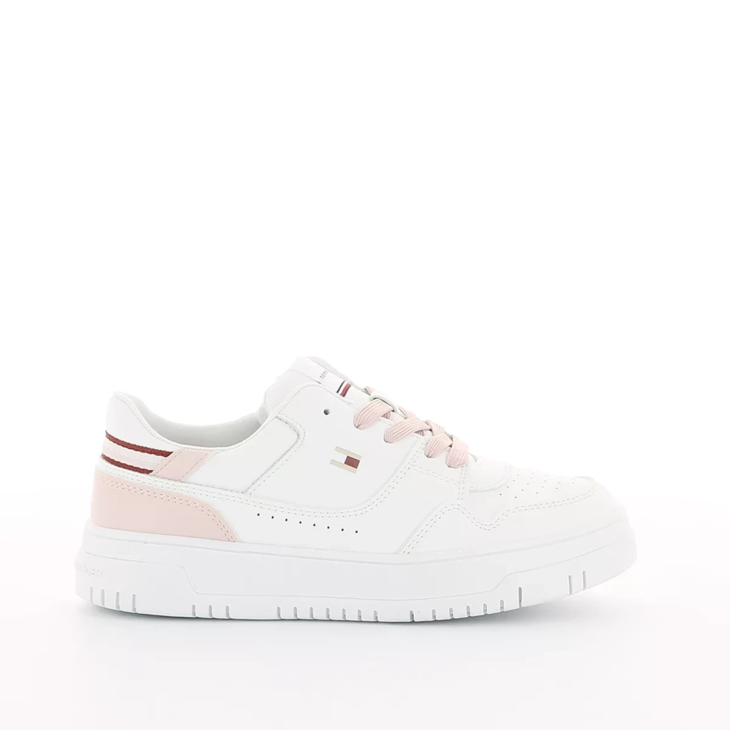 Image (2) de la chaussures Tommy Hilfiger - Baskets Blanc en Cuir synthétique