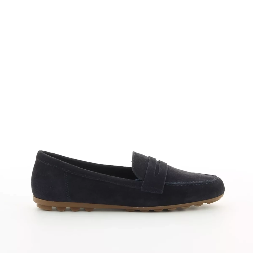 Image (2) de la chaussures Tamaris - Mocassins Bleu en Cuir nubuck