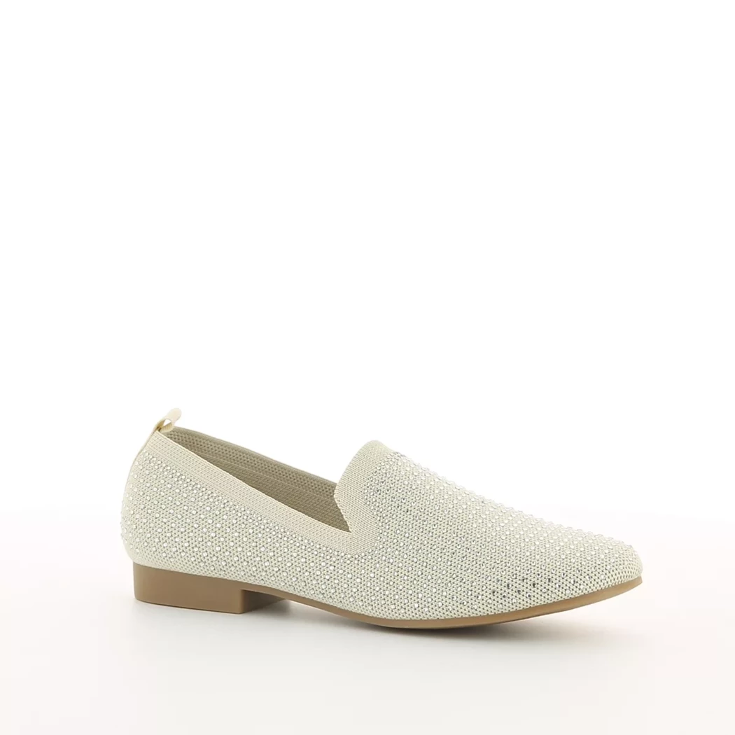 Image (1) de la chaussures 2 Go - Mocassins Beige en Textile