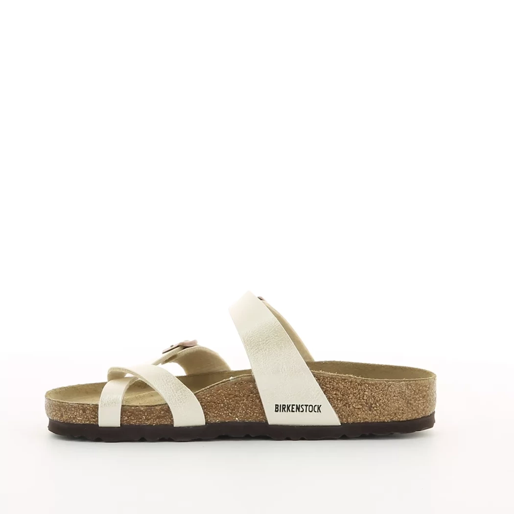 Image (4) de la chaussures Birkenstock - Mules et Sabots Beige en Cuir synthétique