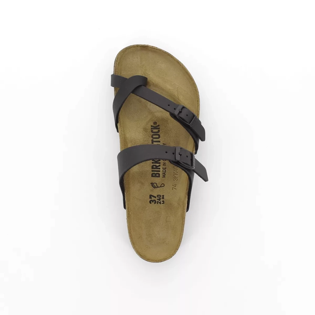 Image (6) de la chaussures Birkenstock - Mules et Sabots Noir en Cuir synthétique