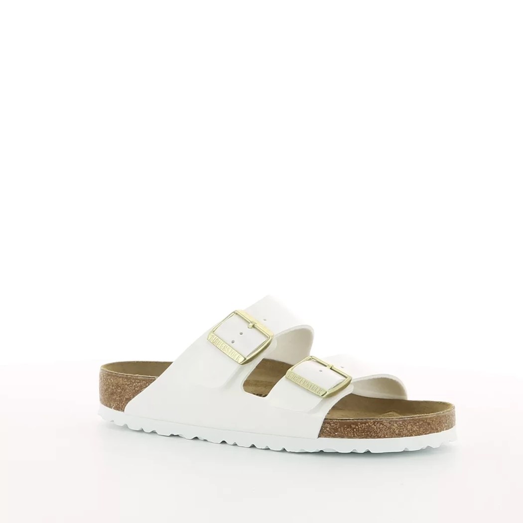 Image (1) de la chaussures Birkenstock - Mules et Sabots Blanc en Cuir synthétique