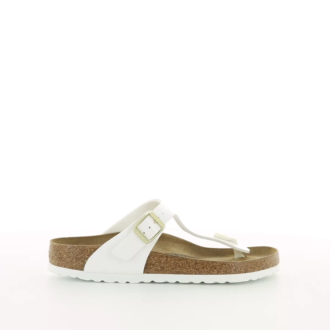 Image (2) de la chaussures Birkenstock - Mules et Sabots Blanc en Cuir synthétique