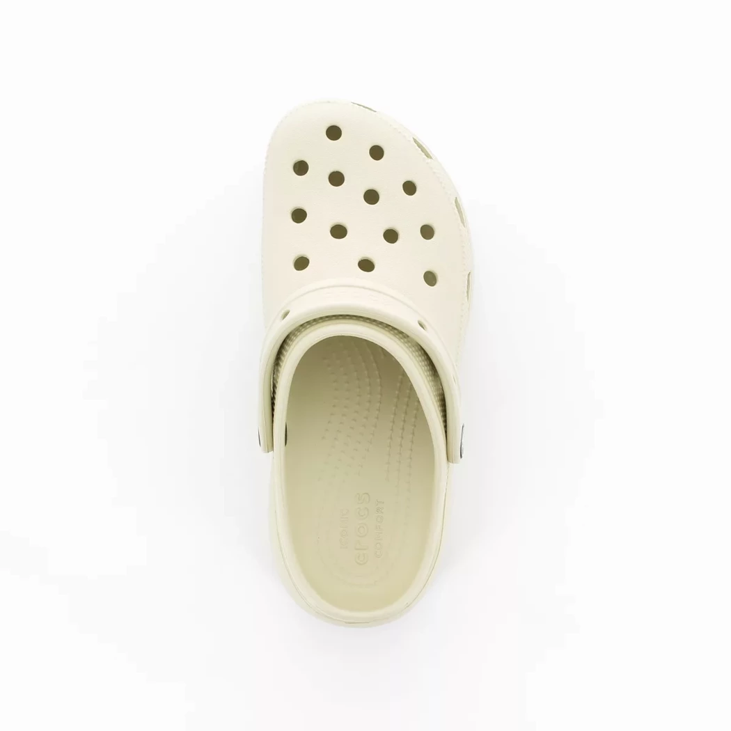 Image (6) de la chaussures Crocs - Mules et Sabots Beige en Caoutchouc
