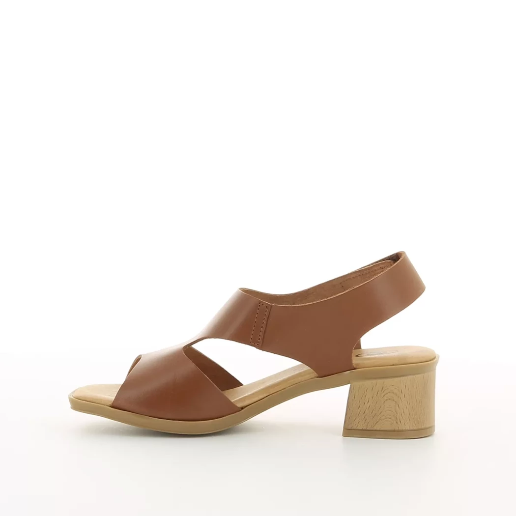 Image (4) de la chaussures Simplement B - Sandales et Nu-Pieds Marron en Cuir