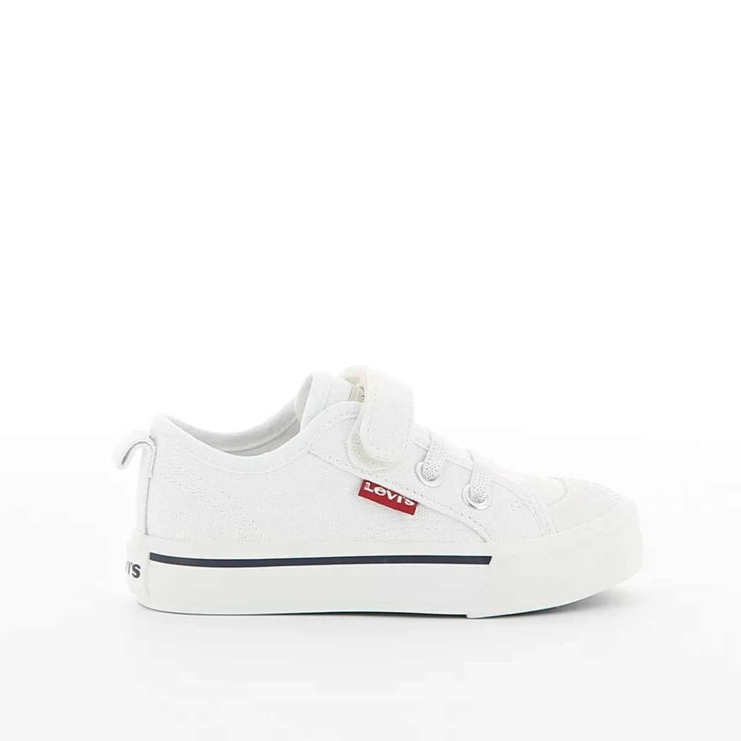 Image (2) de la chaussures Levi's - Baskets Blanc en Textile