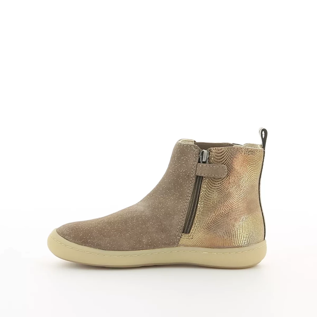 Image (4) de la chaussures Kickers - Boots Taupe en Cuir nubuck