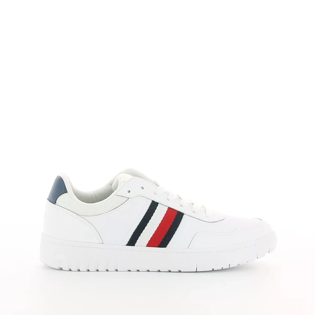 Image (2) de la chaussures Tommy Hilfiger - Baskets Blanc en Cuir synthétique