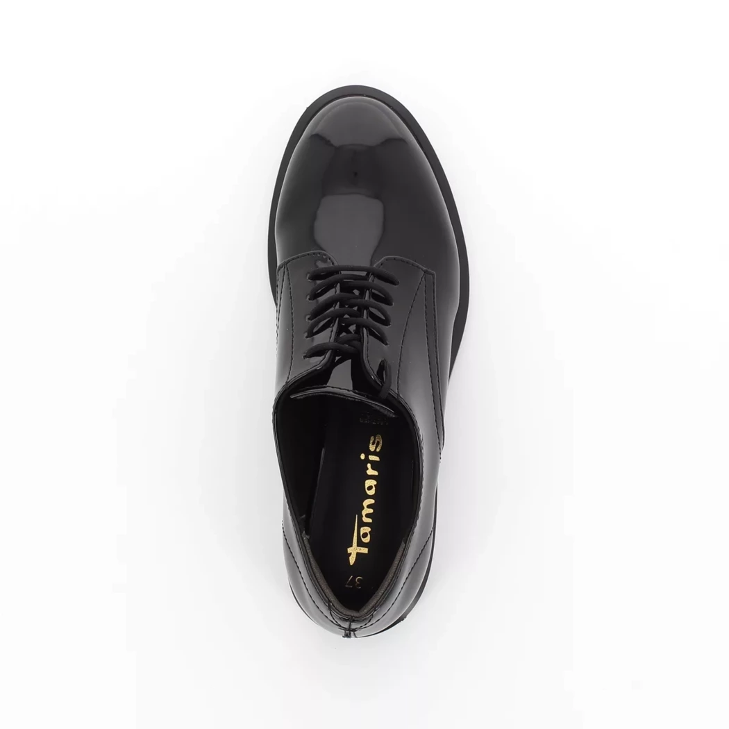 Image (6) de la chaussures Tamaris - Chaussures à lacets Noir en Cuir vernis
