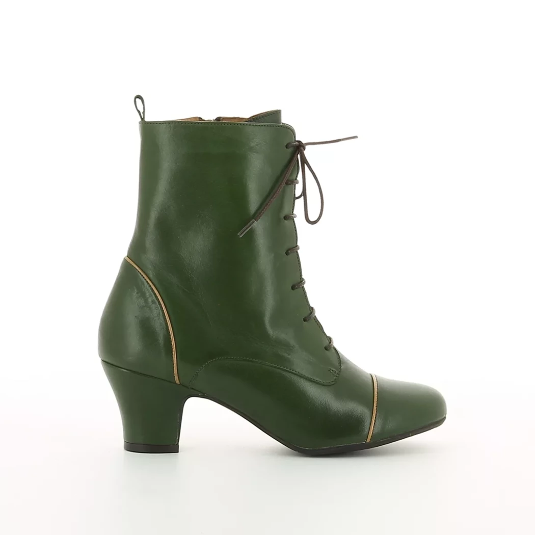 Image (2) de la chaussures Miz Mooz - Bottines Vert en Cuir