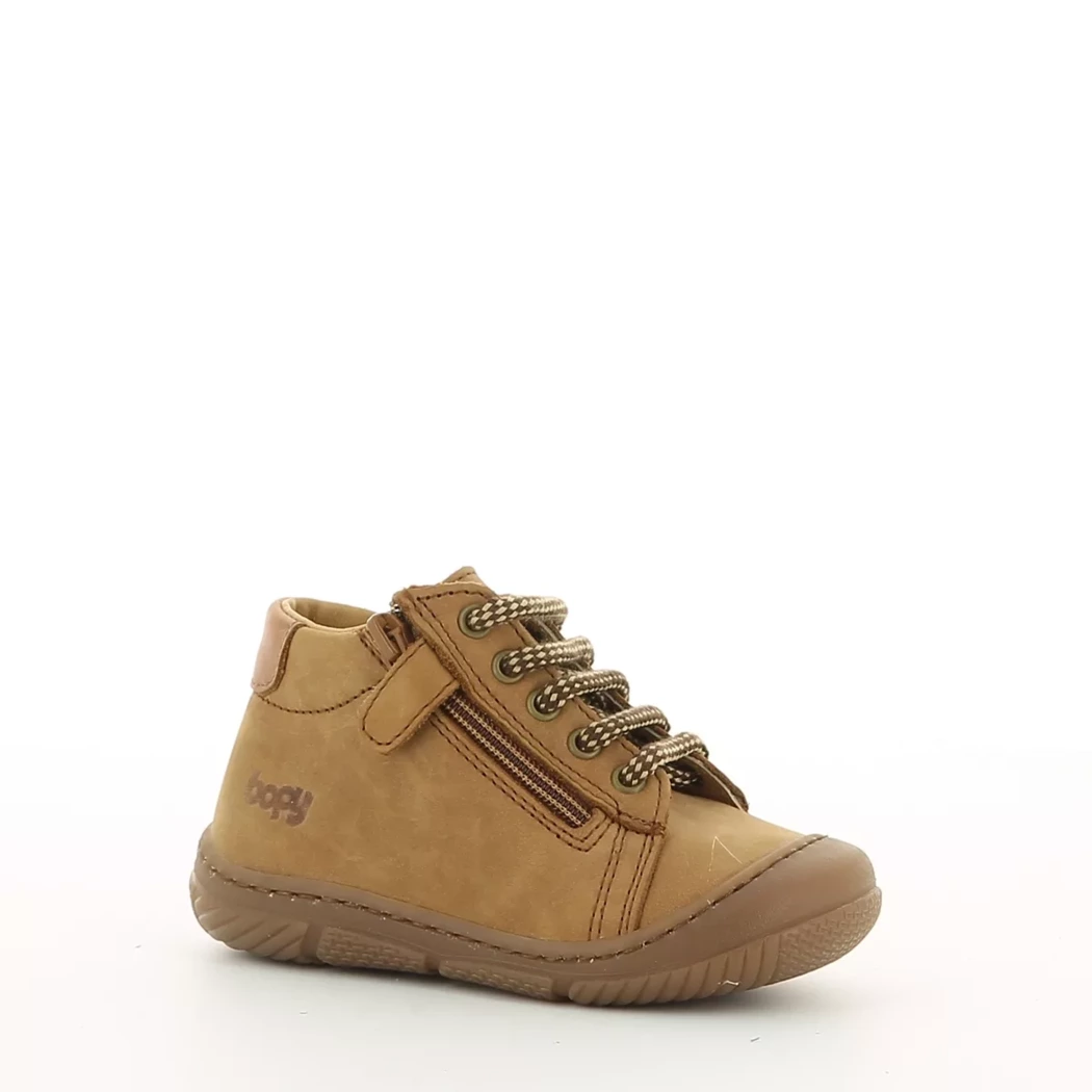 Image (1) de la chaussures Bopy - Bottines Cuir naturel / Cognac en Cuir nubuck