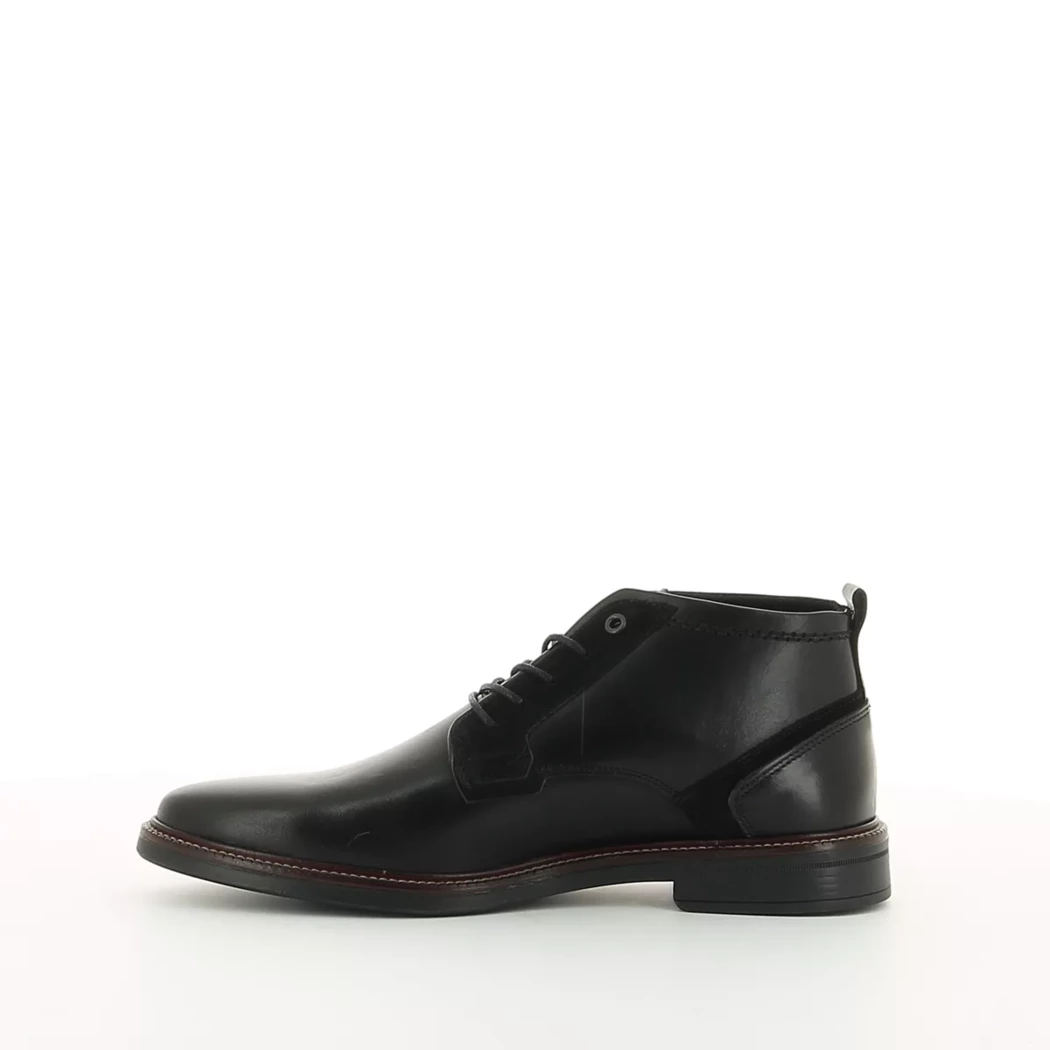 Image (4) de la chaussures Hub Station - Bottines Noir en Cuir