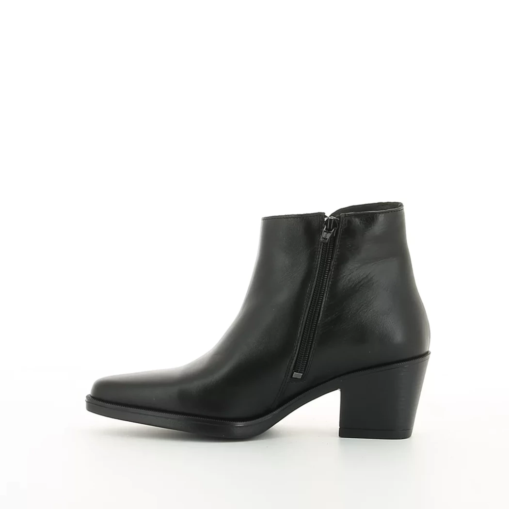 Image (4) de la chaussures Nuit Platine - Boots Noir en Cuir