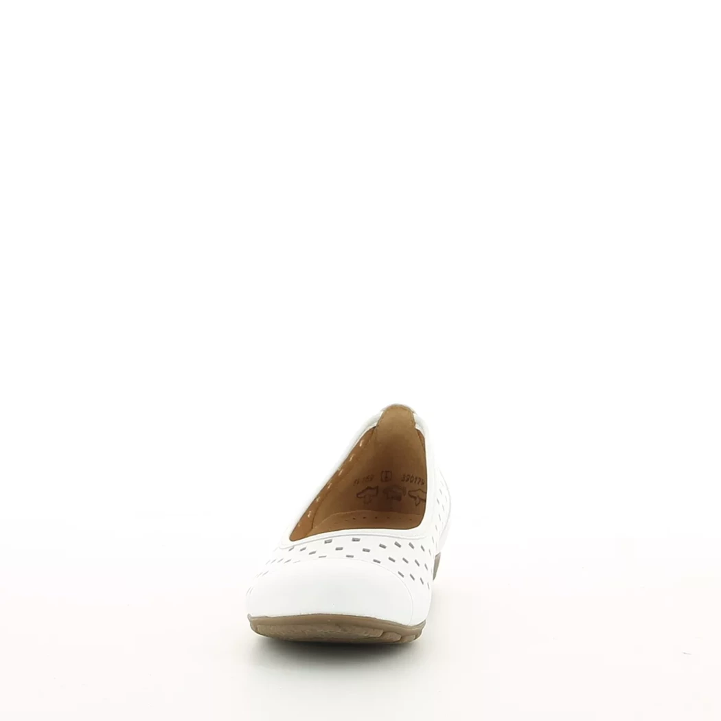 Image (5) de la chaussures Gabor. - Ballerines Blanc en Cuir