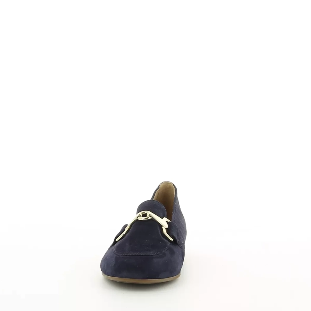 Image (5) de la chaussures Gabor. - Mocassins Bleu en Cuir nubuck