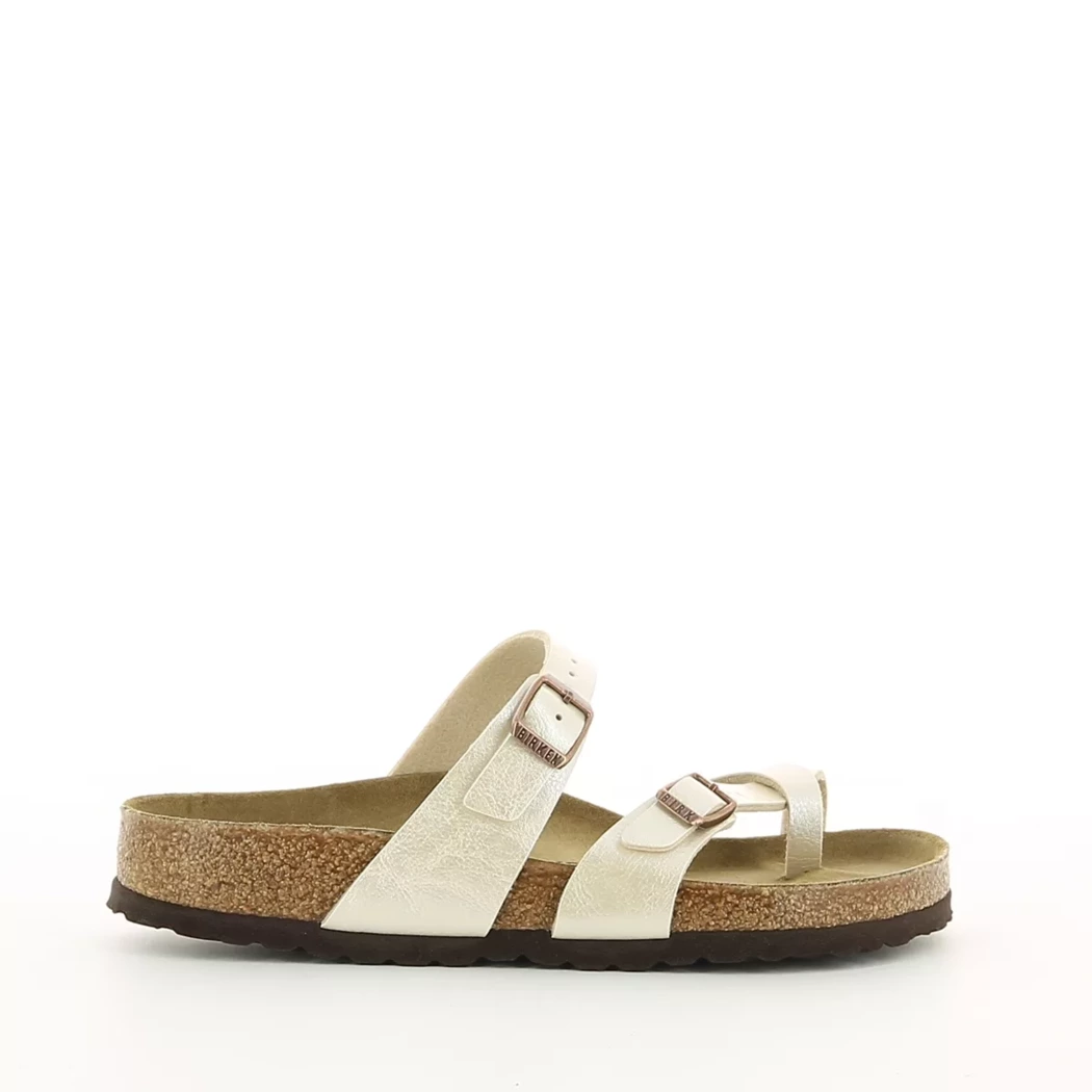 Image (2) de la chaussures Birkenstock - Mules et Sabots Beige en Cuir synthétique