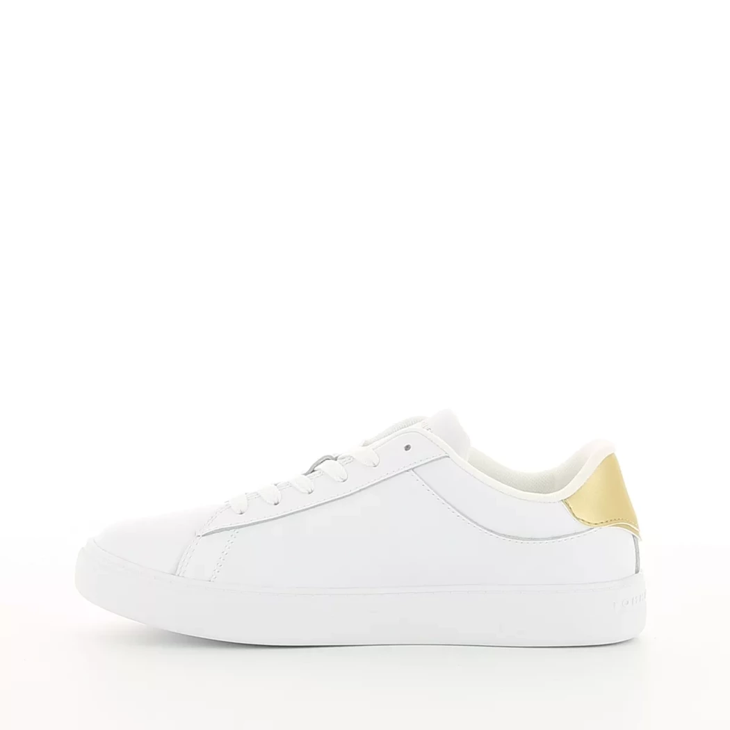 Image (4) de la chaussures Tommy Hilfiger - Baskets Blanc en Cuir