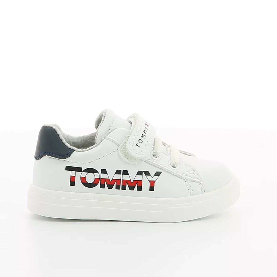 Image (2) de la chaussures Tommy Hilfiger - Baskets Blanc en Cuir synthétique