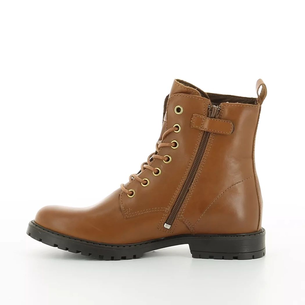 Image (4) de la chaussures Norvik - Bottines Cuir naturel / Cognac en Cuir