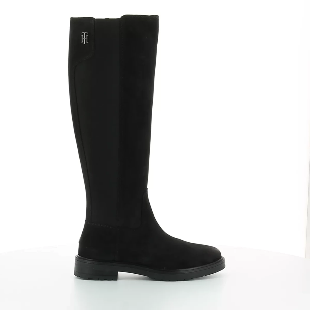 Image (2) de la chaussures Tommy Hilfiger - Bottes Noir en Cuir nubuck