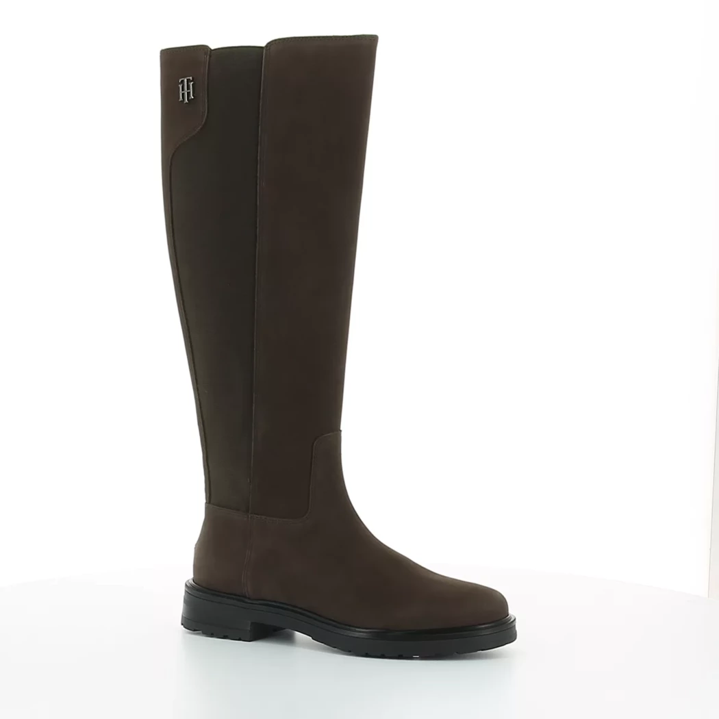 Image (1) de la chaussures Tommy Hilfiger - Bottes Marron en Cuir nubuck