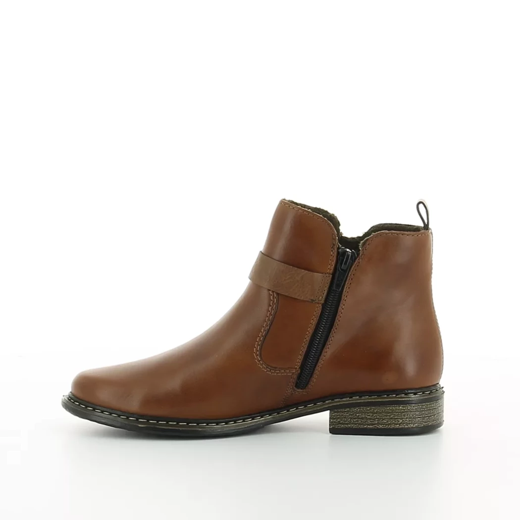 Image (4) de la chaussures Rieker - Boots Cuir naturel / Cognac en Cuir