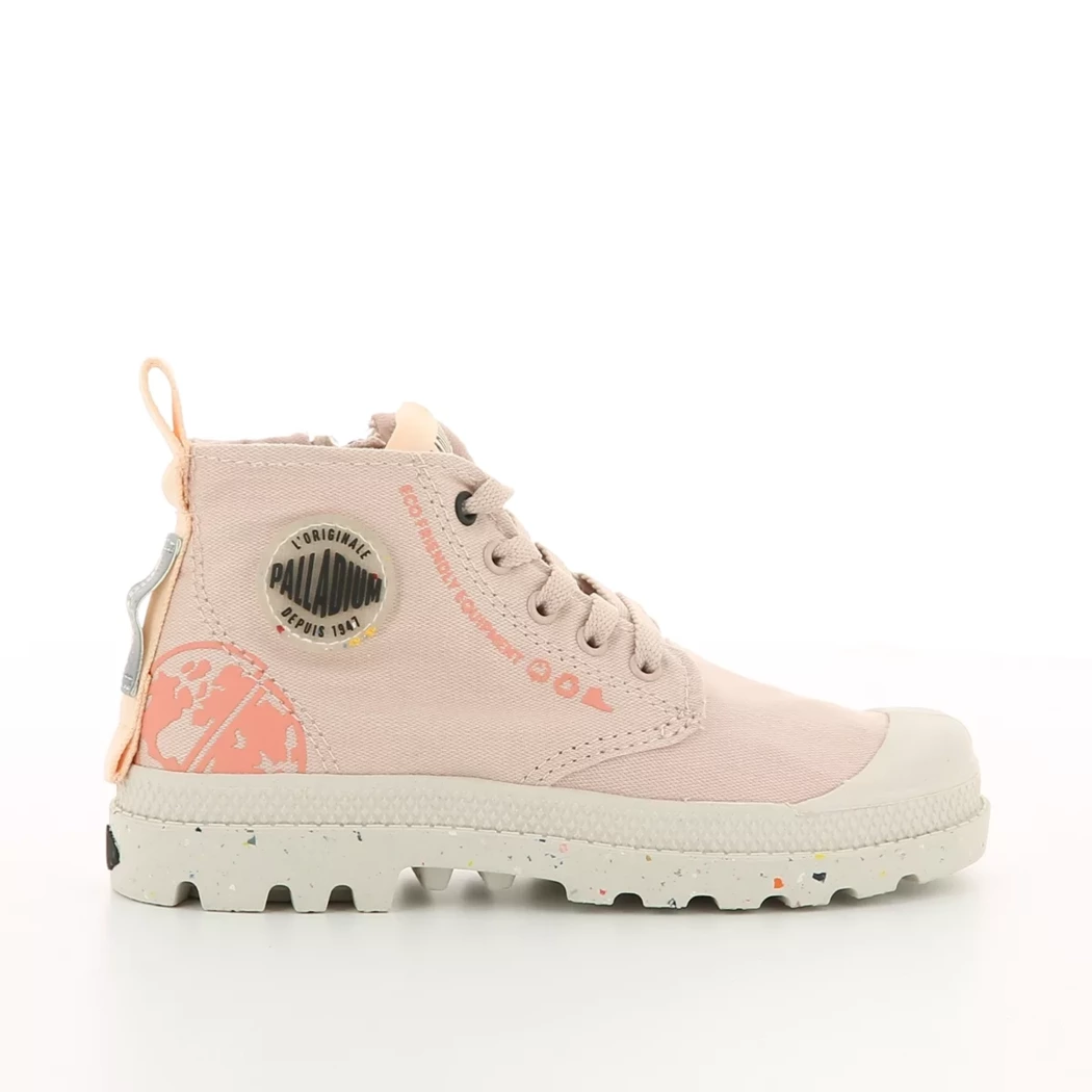 Image (2) de la chaussures Palladium - Bottines Rose en Textile