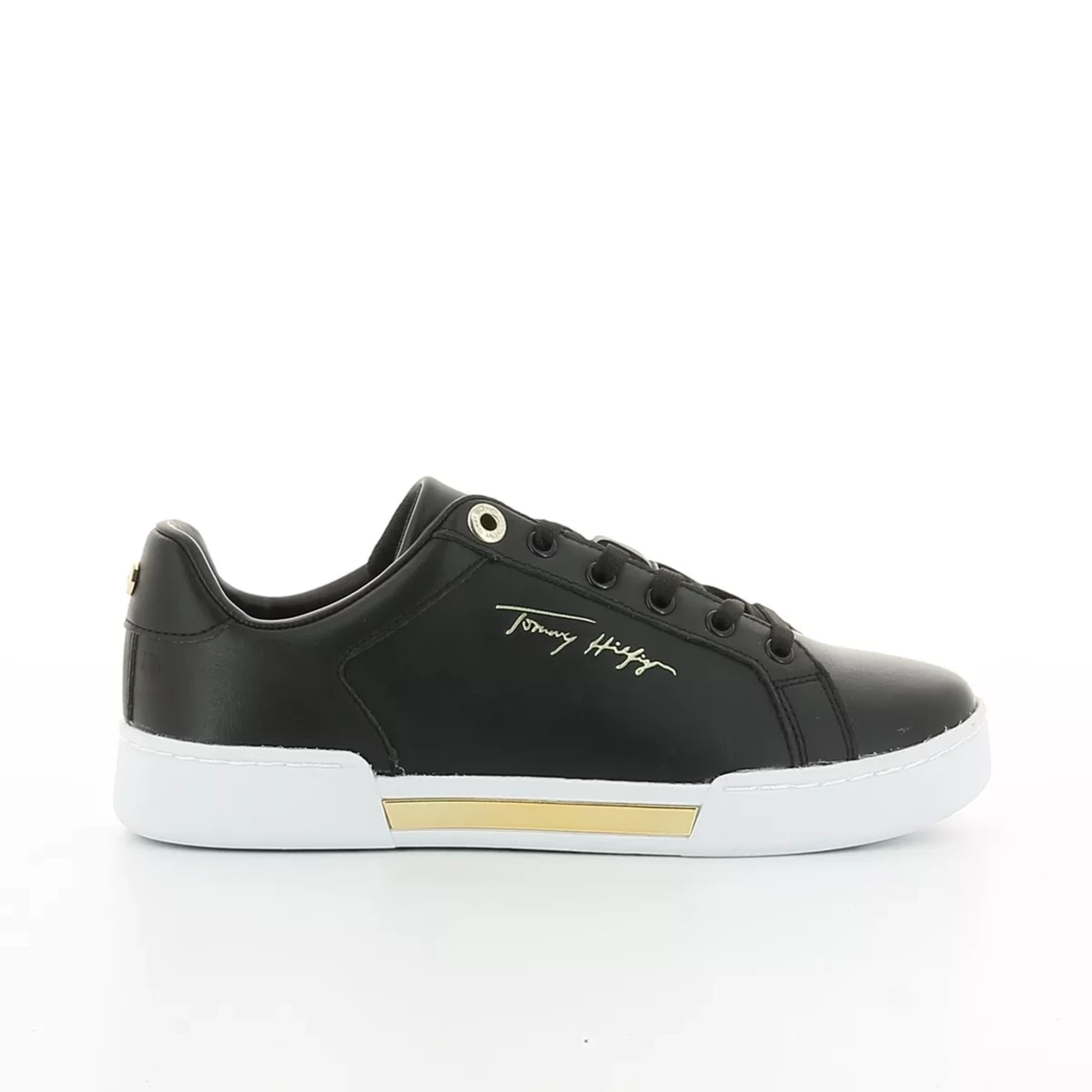 Image (2) de la chaussures Tommy Hilfiger - Baskets Noir en Cuir