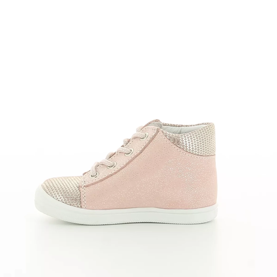 Image (4) de la chaussures Bellamy - Bottines Rose en Cuir