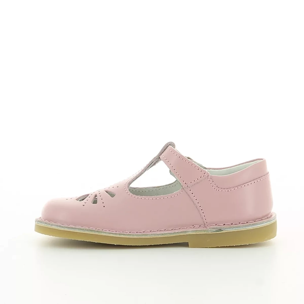 Image (4) de la chaussures Norvik - Sandales et Nu-Pieds Rose en Cuir