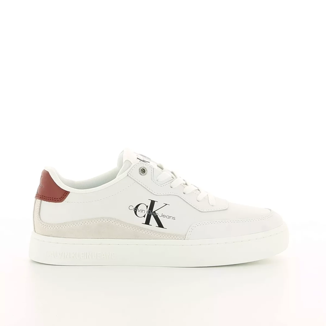 Image (2) de la chaussures Ck Jeans - Baskets Blanc en Cuir